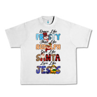 Lunar Rock Dance Like Frosty Shine Like Rudolph Give Like Urban Heavy Tee - MaliasSmallBusiness