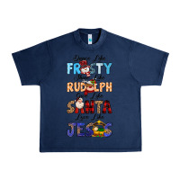 Navy Dance Like Frosty Shine Like Rudolph Give Like Urban Heavy Tee - MaliasSmallBusiness