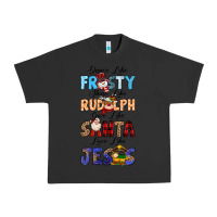 Pigment Black Dance Like Frosty Shine Like Rudolph Give Like Urban Heavy Tee - MaliasSmallBusiness