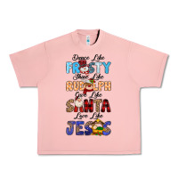 Salmon Dance Like Frosty Shine Like Rudolph Give Like Urban Heavy Tee - MaliasSmallBusiness