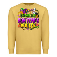 Antique Gold laissez les bon temps rouler olivia Premium Sweatshirt - OliviaCreatesArt