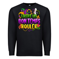 Black laissez les bon temps rouler olivia Premium Sweatshirt - OliviaCreatesArt
