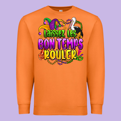 Laissez Les Bon Temps Rouler Olivia Premium Sweatshirt Designed By Oliviacreatesart