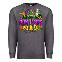 Charcoal Heather laissez les bon temps rouler olivia Premium Sweatshirt - OliviaCreatesArt