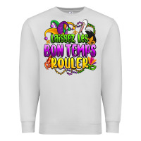 Dove Grey laissez les bon temps rouler olivia Premium Sweatshirt - OliviaCreatesArt