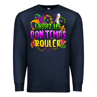 Navy laissez les bon temps rouler olivia Premium Sweatshirt - OliviaCreatesArt