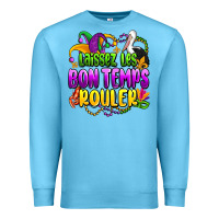 Ocean Blue laissez les bon temps rouler olivia Premium Sweatshirt - OliviaCreatesArt