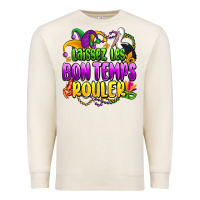 Sandshell laissez les bon temps rouler olivia Premium Sweatshirt - OliviaCreatesArt