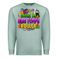 Seafoam laissez les bon temps rouler olivia Premium Sweatshirt - OliviaCreatesArt