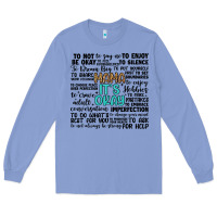 Colony Blue mama it s okay Long Sleeve Tee - Artiststas