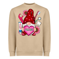 Mushroom valentines day dentist gnome Heavyweight Sweatshirt - RanaPortraitStore