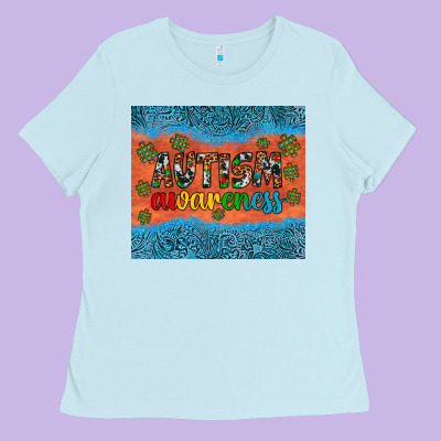 Autism Awareness Ladies Tee Designed By Artiststas