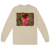 Mushroom Western Background Valentine's Day Long Sleeve Tee - RanaPortraitStore