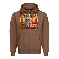 Chestnut just a girl who loves horses Zipper Hoodie - TumblerDesignByShophia