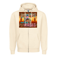 Sandshell just a girl who loves horses Zipper Hoodie - TumblerDesignByShophia