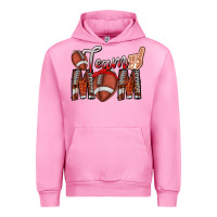 Fuchsia Pink team mom Urban Hoodie - CowhideDigitalArt