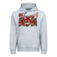 Heather Grey team mom Urban Hoodie - CowhideDigitalArt