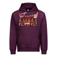 Mauve Wine team mom Urban Hoodie - CowhideDigitalArt