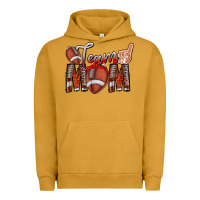 Pigment Peanut Butter team mom Urban Hoodie - CowhideDigitalArt