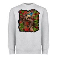 Heather Grey valentines day cowboy cactus rose Heavyweight Sweatshirt - RanaPortraitStore