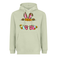 Matcha Western Easter bunny name frame Heavyweight Hoodie - OliviaCreatesArt