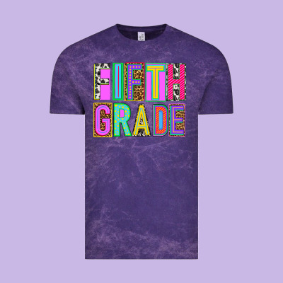 Fifth Grade Vintage Tee Designed By Nancycooperartshop