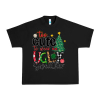 Black too cute to wear ugly  christmas Urban Heavy Tee - MaliasSmallBusiness