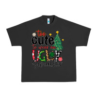 Pigment Black too cute to wear ugly  christmas Urban Heavy Tee - MaliasSmallBusiness