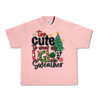 Salmon too cute to wear ugly  christmas Urban Heavy Tee - MaliasSmallBusiness
