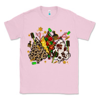 Bubblegum Pink hair stylist with christmas tree Classic Tee - MaliasSmallBusiness