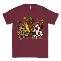 Burgundy hair stylist with christmas tree Classic Tee - MaliasSmallBusiness