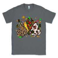 Charcoal Heather hair stylist with christmas tree Classic Tee - MaliasSmallBusiness