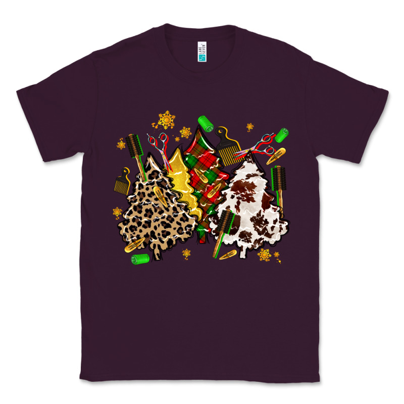 Hair Stylist With Christmas Tree Classic Tee by MaliasSmallBusiness | Teevron