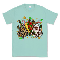 Seafoam hair stylist with christmas tree Classic Tee - MaliasSmallBusiness