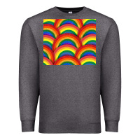 Charcoal Heather Pride rainbow glitter tumbler Premium Sweatshirt - FaDigitalArtStudio