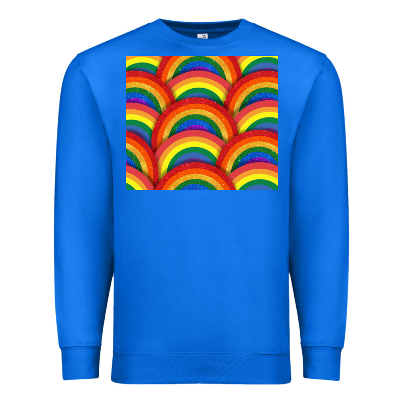Pride Rainbow Glitter Tumbler Premium Sweatshirt by FaDigitalArtStudio | Teevron
