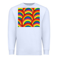 White Pride rainbow glitter tumbler Premium Sweatshirt - FaDigitalArtStudio