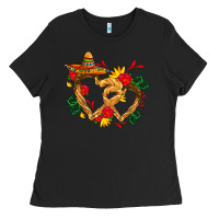 Black Churros with love and sombrero Ladies Tee - AdoDesignShop