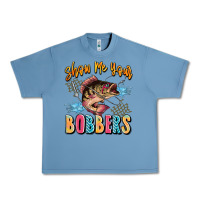 Pebble Blue show me your bobbers Urban Heavy Tee - JahusDesignShop