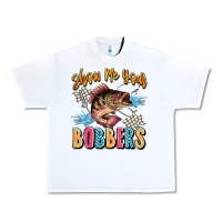 White show me your bobbers Urban Heavy Tee - JahusDesignShop