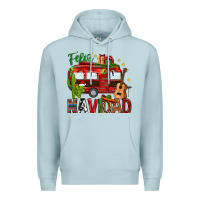 Blue Mist Feliz Navidad Christmas Mexico Premium Hoodie - HowdyJamesFarm
