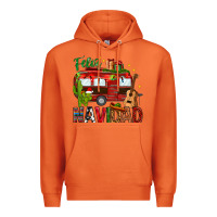 Carrot Feliz Navidad Christmas Mexico Premium Hoodie - HowdyJamesFarm