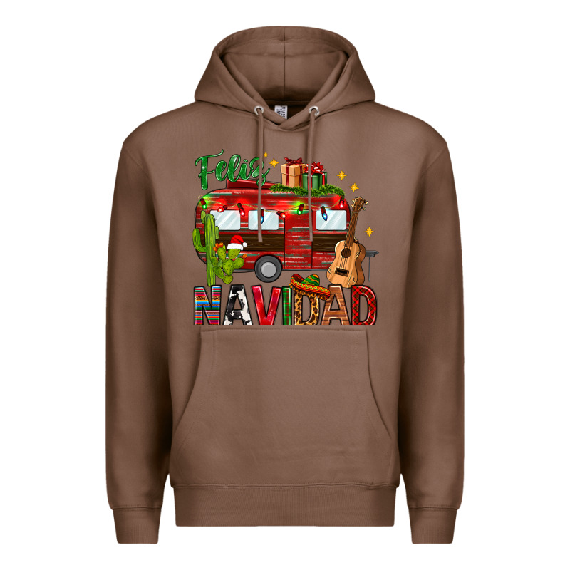 Feliz Navidad Christmas Mexico Premium Hoodie by HowdyJamesFarm | Teevron