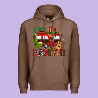 Feliz Navidad Christmas Mexico Premium Hoodie Designed By Howdyjamesfarm