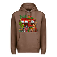 Chestnut Feliz Navidad Christmas Mexico Premium Hoodie - HowdyJamesFarm