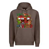 Coffee Feliz Navidad Christmas Mexico Premium Hoodie - HowdyJamesFarm
