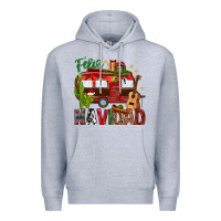 Heather Grey Feliz Navidad Christmas Mexico Premium Hoodie - HowdyJamesFarm