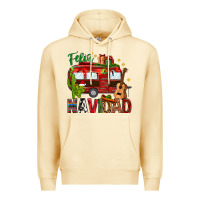 Pina Colada Feliz Navidad Christmas Mexico Premium Hoodie - HowdyJamesFarm
