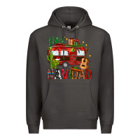 Smoke Feliz Navidad Christmas Mexico Premium Hoodie - HowdyJamesFarm