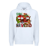 White Feliz Navidad Christmas Mexico Premium Hoodie - HowdyJamesFarm